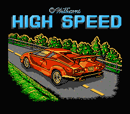 High Speed title screenshot